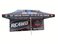 Tenda Lipat Pop Up Kanopi Instan, Mudah Dipasang, Ringan, Portabel, untuk Acara Luar Ruangan, Pantai, dan Pameran Dagang