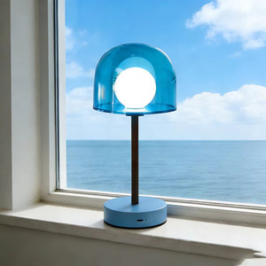 Lámpara de Mesa Decorativa para Sala de Estar Estilo Nórdico, Moderna y Minimalista, Lámpara de Noche con Forma de Hongo para Habitación Infantil o Dormitorio - Product Image 3