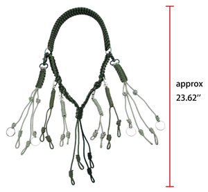 Vịt gọi dây buộc với Camo vịt săn bắn phụ kiện với giọt đóng chặt hơn cuộc gọi, Paracord ngỗng cuộc gọi cho săn bắn động vật ăn thịt - Product Image 3