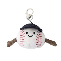 Llavero de Peluche con Gorra de Béisbol Deportiva, Regalo Promocional para Eventos