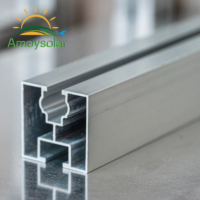 Connecteur de Rail en aluminium de panneau solaire de haute qualité Rampe solaire Système de rail de panneau solaire