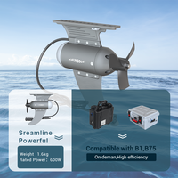 Propulseur électrique RS Y01-K pour kayaks, bateaux, SUP, moteur, étanche IP68, durable, capacité 250 kg, utilisation longue portée en mer