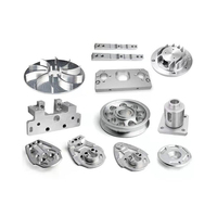 Pièces tournées en acier inoxydable et en alliage d'aluminium usinées par CNC, blocs de précision personnalisés