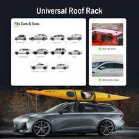 Nouvelle arrivée universel Kayak SUP barres de toit souples Kayak transporteur canoë accessoires pour voiture planche de surf