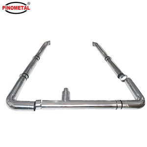 Kits de pile d'échappement en acier inoxydable à <span class=keywords><strong>45</strong></span> degrés de 8 pouces pour Peterbilt Kenworth - Product Image 2