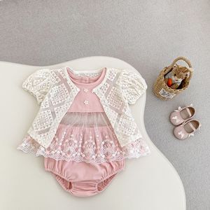 Nouvel ensemble d'été pour enfants : débardeur sans manches et <span class=keywords><strong>pantalon</strong></span> bouffant 2 pièces pour filles – Vêtements de bébé tendance - Product Image 5
