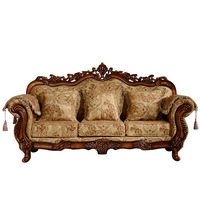 Meubles de luxe de style américain, canapé en tissu haut de gamme de style européen, combinaison 123 pour salon, pour petits et grands appartements