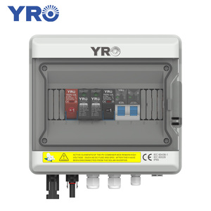 <span class=keywords><strong>YRO</strong></span> 1 en 1 salida 600V PV combinador Caja impermeable IP65 cadena personalizable combinación caja de bloqueo de llave segura Kahong Pangkombinasyon - Product Image 1