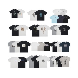 Nouveau T-shirt décontracté à col rond pour homme, imprimé, en pur coton respirant, pour entreprise de commerce électronique C, collection 2026 - Product Image 1
