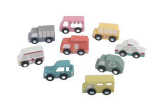 New Arrival Baby <b>Toys</b> Pretend Kids Vehicle <b>Toy</b> 9 PCS Set <b>Educational</b> Wooden Mini Cars Model <b>Toys</b> - Product Image 4