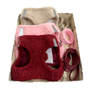 Arnés y Correa Ajustables, Transpirables y Duraderos de Poliéster para Perro, Diseño de Lujo con Felpa Cálida, Lavable, para <span class=keywords><strong>Perros</strong></span> Pequeños y Medianos - Product Image 6