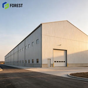 Estructura de Acero Industrial Resistente para Instalaciones Logísticas, Depósito Industrial Prefabricado, Edificio Comercial de Gran Altura - Product Image 1