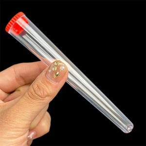 16*112mm konik şekli şeffaf plastik Pop Top tüp ile itme fiş çocuk dayanıklı konileri su geçirmez plastik koni tüp - Product Image 4