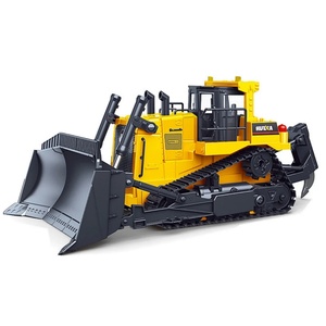 Bulldozer RC 1/16 2.4G 1554 à forte puissance, modèle de simulation avec effets lumineux et sonores, jouet d'ingénierie pour enfants et adultes - Product Image 2