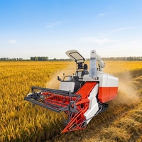 Moissonneuse-batteuse à alimentation complète pour blé et riz Wishope