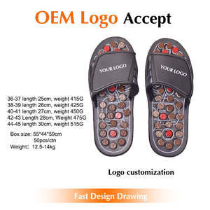 Zapatillas de masaje de salud, zapatillas de masaje de pies listas para usar, zapatos de masaje de terapia de acupuntura para pies de reflexología - Product Image 4