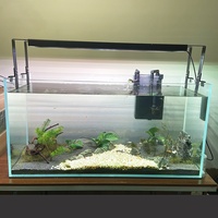 Kit d'éclairage personnalisé T34 DIY LED pour aquarium d'eau de mer Profil en aluminium noir Radiateur dissipateur de chaleur pour aquarium Boîtier d'éclairage extérieur