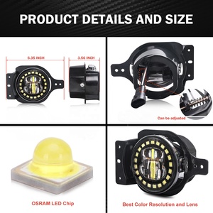 Luces antiniebla <span class=keywords><strong>LED</strong></span> redondas para coche, lámpara antiniebla de 4 pulgadas para Lexus 2008-2015, 30W, <span class=keywords><strong>Osram</strong></span>, Chips <span class=keywords><strong>Led</strong></span> DRL para Toyota SCION XA - Product Image 5