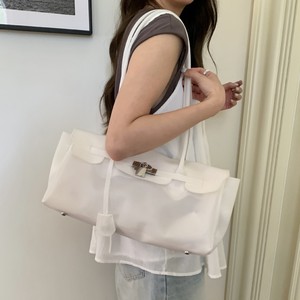Bolso de Hombro de PVC para Mujer con Dos Correas, Estilo Coreano, Color Caramelo, Cierre de Hilo, <span class=keywords><strong>Moda</strong></span> Urbana, Primavera Verano - Product Image 3