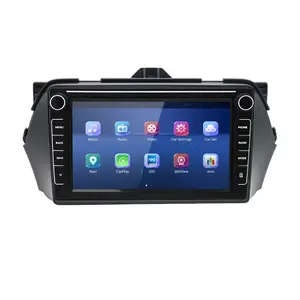 Автомобильный мультимедийный проигрыватель 2Din, 9 дюймов, HD, емкостный сенсорный экран, Android, WIFI/GPS/Mirror Link, DVD-проигрыватель для Suzuki Ciaz 2013-2018
