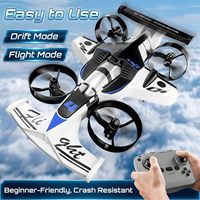 Auto Volante e Drone Acrobatico 2-in-1 con Controllo App, Uso Interno-Esterno, Telecomando a 4 Canali