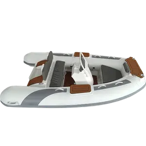 Large Size 330cm Inflatable Rubber Boat For Rescue With Engine High Quality Luxury RIB For Leisure Outboard Motor