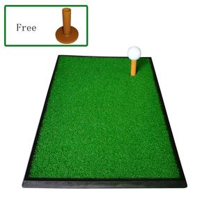 Ryder <span class=keywords><strong>Cup</strong></span> Training Swing Mat Césped corto Golf Practice Hitting Mat con goma y nylon Césped artificial Putting Green - Product Image 4