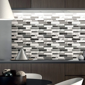 3D Self Adhesive Subway Peel and <strong>Stick</strong> <strong>Kitchen</strong> Bathroom Mosaic Wall <strong>Tile</strong> Sticker Backsplash <strong>Stick</strong> on Wall - Product Image 1