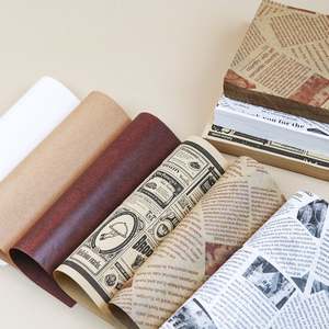 Papel Envoltorio Antigrasa Personalizado al por Mayor, en Papel Antigrasa/Glassine/Kraft/PE/Aluminizado, para Envolver Alimentos, Uso en Panadería - Product Image 6