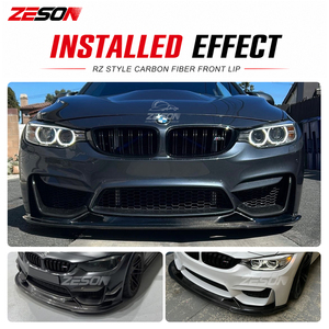 Alerón Delantero de Fibra de Carbono Estilo RZ para <span class=keywords><strong>BMW</strong></span> <span class=keywords><strong>M3</strong></span> M4 F80 F82 2014-2018 - Product Image 2