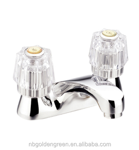 Amérique du sud 4 "deux poignées en cristal Bassin Robinet - Product Image 2
