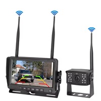 1080P numérique sans fil vue arrière 7 ''DVR moniteur caméra de recul Kit IP68 étanche numérique sans fil moniteur sans fil pour camion