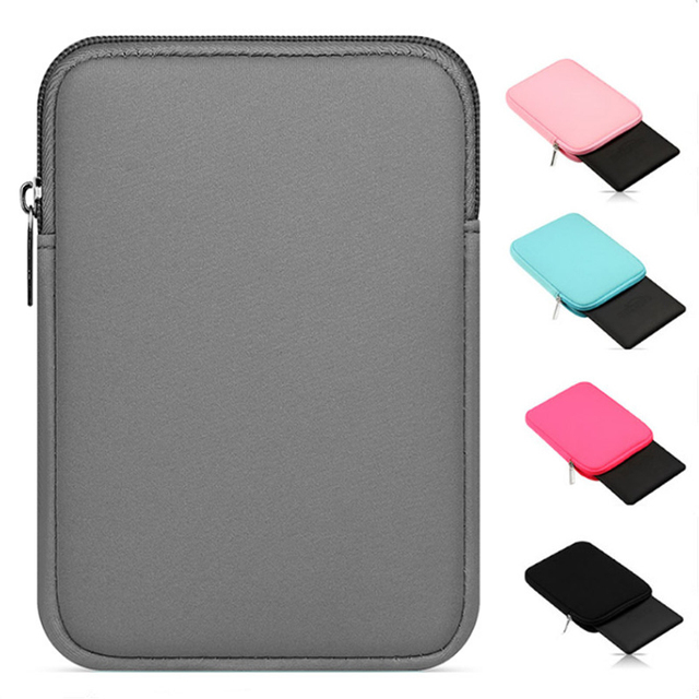 Universal Soft Tablet Liner Sleeve Pouch Bag for Kindle Case for iPad Mini 1/2/3/4 Air 1/2 Pro 9.7 Cover for New iPad 2017/2018