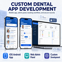 Développement d'applications de clinique dentaire personnalisées pour iOS et Android avec réservation de rendez-vous chez le dentiste, plans de traitement, dossiers médicaux LionCreate