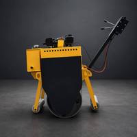Compacteur de sol vibrant manuel à tambour unique, mini-compacteur routier pour asphalte, machine de compactage portative, usine OEM