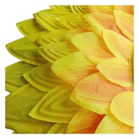 Enfants en plastique Performance tournesol couvre-chef drôle accessoire tournesol chapeau capuche pour danse fête Festival jeux