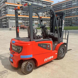 Mini elevador eléctrico de horquilla, batería de iones de litio, 3 toneladas, 2,5 T, mástil de 3,5 toneladas, ventilador de cabina de carretilla elevadora de 6 metros a la venta - Product Image 1