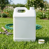 Bouteille carrée en plastique HDPE à prix d'usine avec ligne graduée pour le stockage de liquides de réactifs chimiques de laboratoire