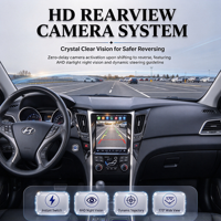 Untuk Hyundai Sonata8 Layar Vertikal Tesla 9.7" Radio Mobil, Head Unit Multimedia Nirkabel Android Auto & CarPlay GPS BT WiFi DSP