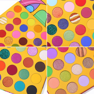 UCANBE Astrazione 72 Colori della Gamma di colori Opaca Premuto Glitter Shimmer Eye Shadow Impermeabile Professionale Make Up Palette - Product Image 5