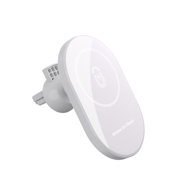 2026 Hot-Selling 15W Fast Wireless Charging Stand for Car Factory Price Rechargeable Strong Magnetic Lock Car Phone Holder