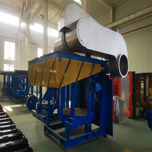 Four de fusion par induction industriel de 100kg 1 tonne de capacité électrique cuivre fonderie acier métal fer aluminium disponible à la vente - Product Image 1