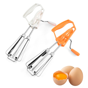 Fouet manuel rotatif en acier inoxydable pour cuisine, idéal pour mélanger, battre et remuer (vente en gros) - Product Image 1