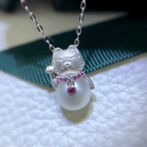 Một Số Lượng Lớn Mặt Dây Chuyền Ngọc Trai Nước Ngọt Bạc 925 Bán Buôn Trang Sức Mặt Dây Chuyền Ngọc Trai Động Vật - Product Image 1