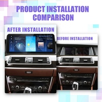 Radio para Auto Android 13 de 12.3 Pulgadas para BMW Serie 5 F07 GT 2011-2017, Navegación GPS, Estéreo, Reproductor Multimedia de Video