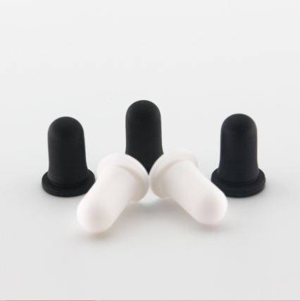 15mm Black White Silicone Teat  for Dropper Cap
