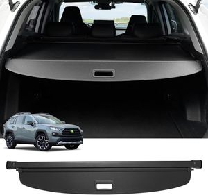 Nouvel arrivage de couverture de chargement rétractable en cuir et fibre de carbone accessoire d'étagère de colis arrière <span class=keywords><strong>Toyota</strong></span> <span class=keywords><strong>RAV4</strong></span> 2009-2013 <span class=keywords><strong>Protection</strong></span> intérieure - Product Image 6