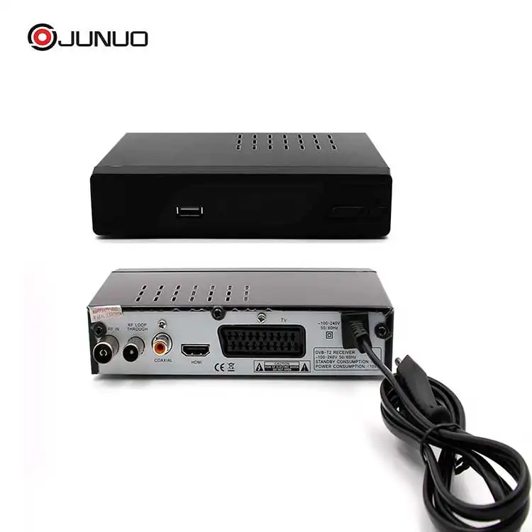 Accesorios Full HD película Teatro 1080p Europa Scart DVB-T2 Set Top Box