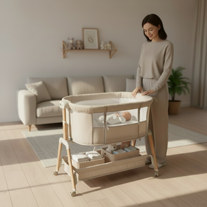 <span class=keywords><strong>Cuna</strong></span> portátil <span class=keywords><strong>de</strong></span> altura ajustable para bebé recién nacido - Product Image 1