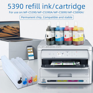 Encre pigmentée 1000ml/500ml d'approvisionnement d'usine pour WF-<span class=keywords><strong>5890</strong></span> WF-5390 <span class=keywords><strong>Epson</strong></span>, cartouche d'encre de recharge, encres d'impression de haute qualité - Product Image 4